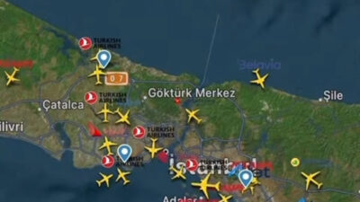 İstanbul hava sahasında bir pilot dün havada sağlık problemi yaşayan