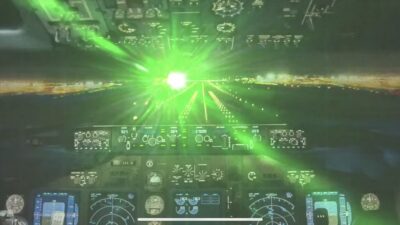 Dünya genelinde uçaklara lazer tacizi olaylarında önemli artışlar yaşanırken, en