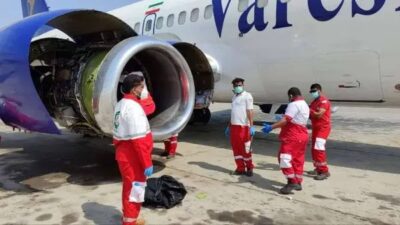 İran’ın Varesh Havayolları'nda bir uçak mühendisi, İran'ın Çabahar Konarak Havalimanı'nda