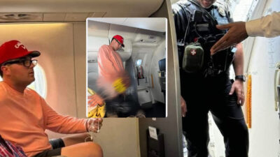 American Eagle yolcu uçağı, sorunlu bir yolcunun uçağın koridoruna tuvaletini