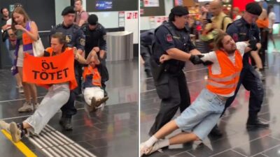 Avrupa havalimanlarında iklim aktivistlerinin eylemleri yoğun bir şekilde sürüyor. Aktivistler