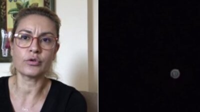 Hatay’ın Arsuz ilçesinde Pırıl Yokuş adlı kadın, cep telefonu kamerasıyla