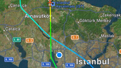 THY’nin İstanbul-Bağdat seferini gerçekleştiren Airbus 321 tipi yolcu uçağı, Kırıkkale