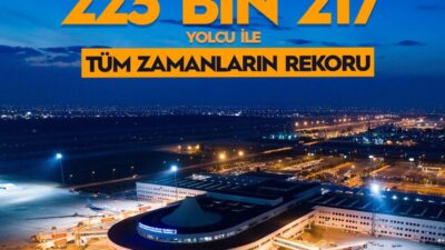 3 Ağustos’ta 1217 uçak trafiği ve 223 bin 217 yolcu