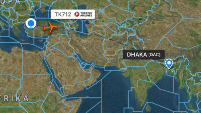 Bangladeş’teki olaylar nedeniyle Dakka Shahjalal Uluslararası Havalimanı’na inecek birçok hava