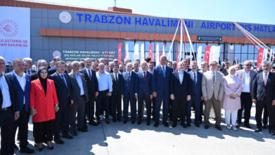 Ulaştırma ve Altyapı Bakanı Abdulkadir Uraloğlu, Trabzon Havalimanı yeni hizmet