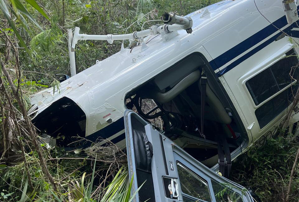Dominik Cumhuriyeti'nde düşen helikopterin pilotu ve eşi yaralandı