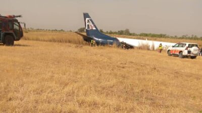 Nijerya Nnamdi Azikiwe Uluslararası Havaalanı'nda Allied Air Cargo şiketine ait