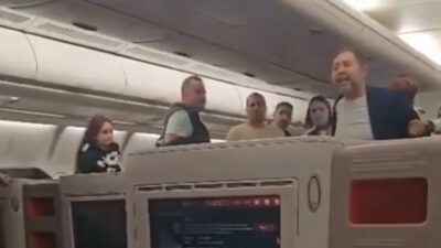 alındıTHY'nin dün Dubai-İstanbul seferini yapan uçağında yolcu A.Ö,  olay