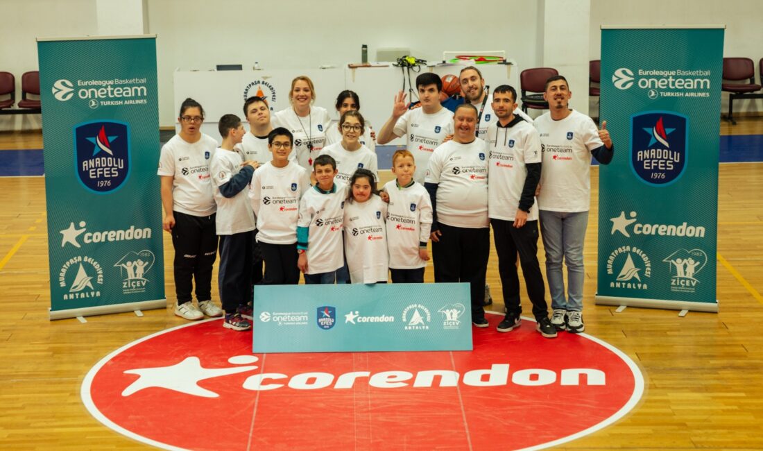 Sosyal sorumluluk projesine Corendon desteği Anadolu Efes Spor Kulübü, 2024-2025 sezonu One Team sosyal sorumluluk