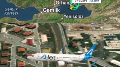 Ajet’in İstanbu-Rize seferini yapan Boeing 737-8F2 tipi uçağı flap arızası