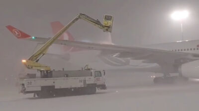 TGS Yer Hizmetleri A.Ş. (Turkish Ground Services) kış operasyonunda 45