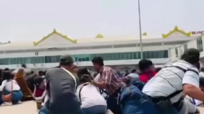 Myanmar'da meydana gelen 7.7 büyüklüğündeki deprem Mandalay Havalimanı'nda önemli hasara