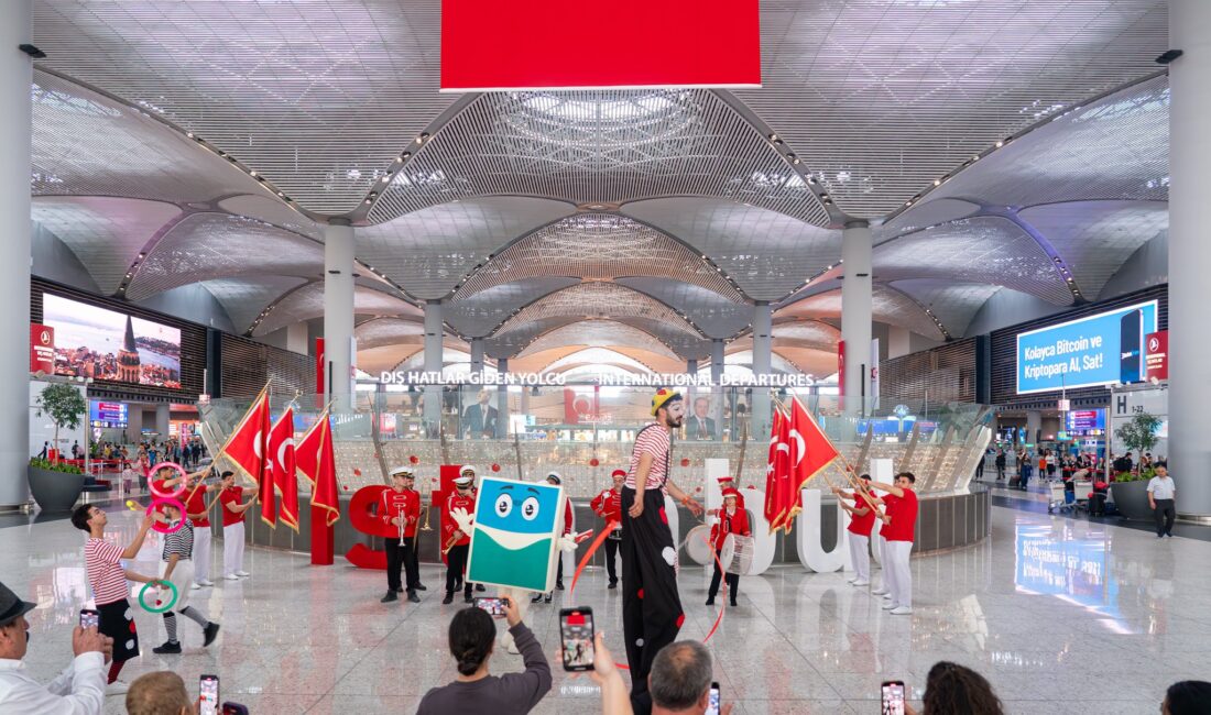 İstanbul Havalimanı’nda 23 Nisan Ulusal Egemenlik ve Çocuk Bayramı coşkusu