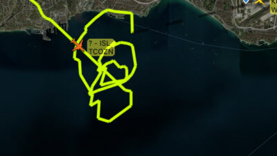 Deprem anında Marmara Denizi üzerinde bulunan pilota ATC’den: Havada kalın,