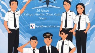 26 Nisan Dünya Pilotlar Günü'nü kutlar, emniyetli uçuşlar dileriz