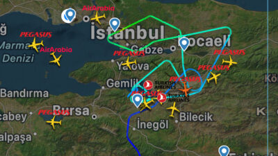 Sabiha Gökçen Havalimanı uçuş trafiği elverişsiz hava şartlarından olumsuz etkilendi.
