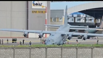 Güney Amerika ülkesi Ekvador Hava Kuvvetlerine ait C-130 Hercules tipi