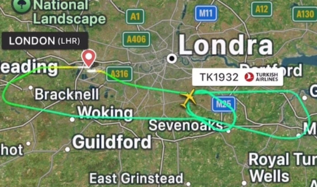 Türk Hava Yolları’nın 15 Mayıs’taki Londra Heathrow- İstanbul uçuşunu yapan