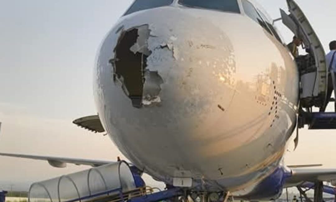 Hindistan Indigo’ya ait Delhi Srinagar seferini yapan Airbus 321 tipi
