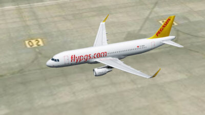İstanbul Sabiha Gökçen Havalimanı’na bugün saat 06:46’da iniş yapan Pegasus’un