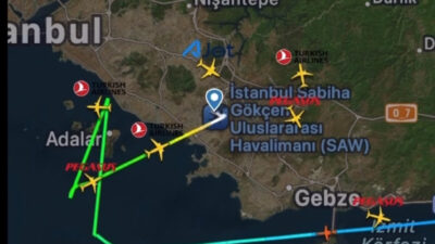 Yolcuyu İstanbul’da hastaneye yetiştirmek için zamanla yarıştılar. Ambulans uçağa iniş
