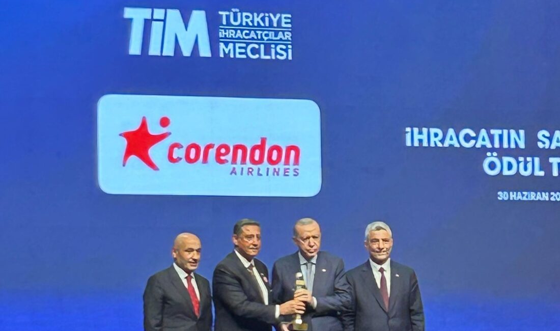 Corendon Airlines, bu yıl da “Türkiye’nin İlk 1000 İhracatçısı” arasında