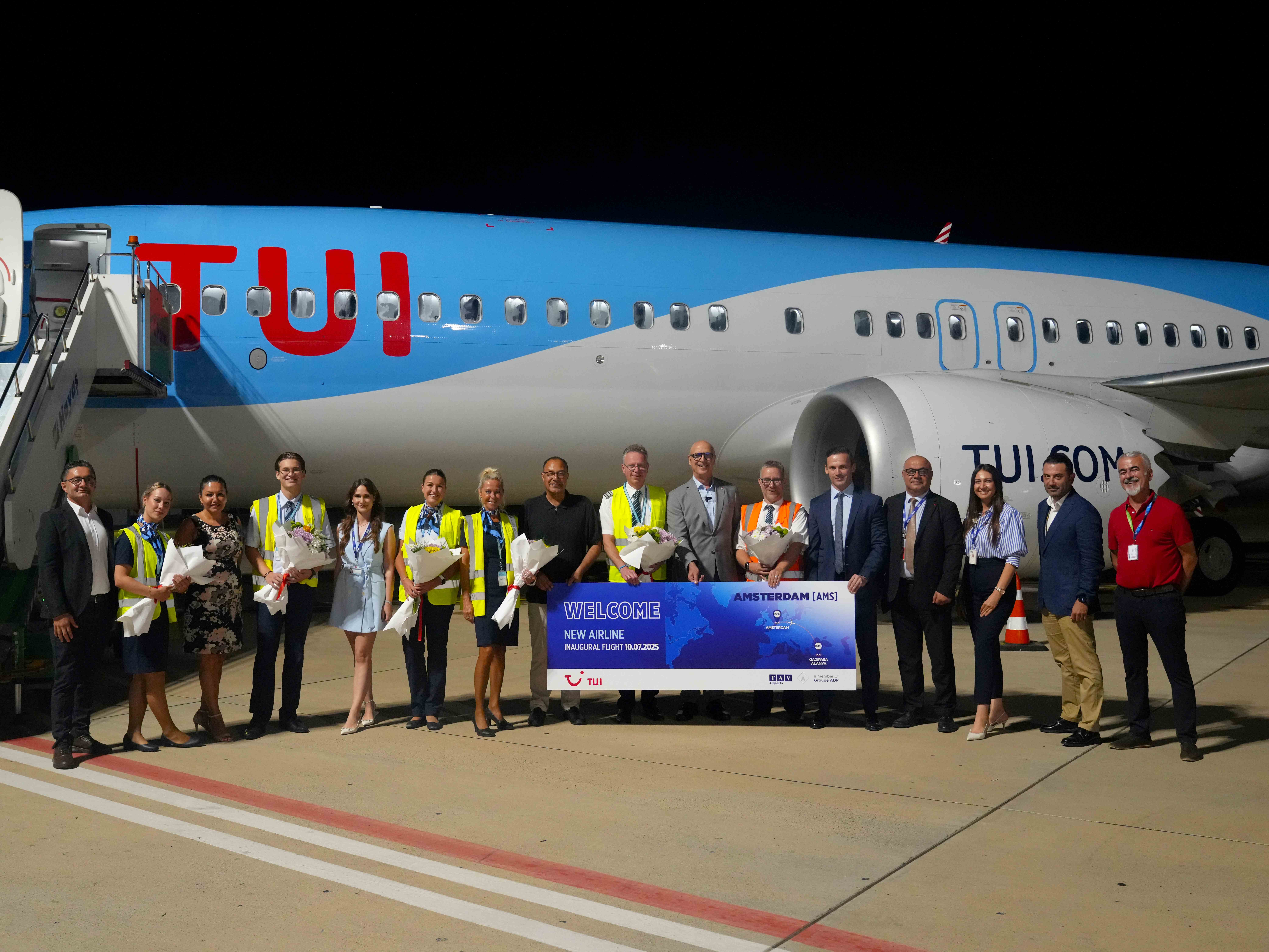 Gazipaşa-Amsterdam uçuşlarına başladı TAV Havalimanları tarafından işletilen Gazipaşa-Alanya Havalimanı, TUI Nederland’ın Hollanda’nın başkenti