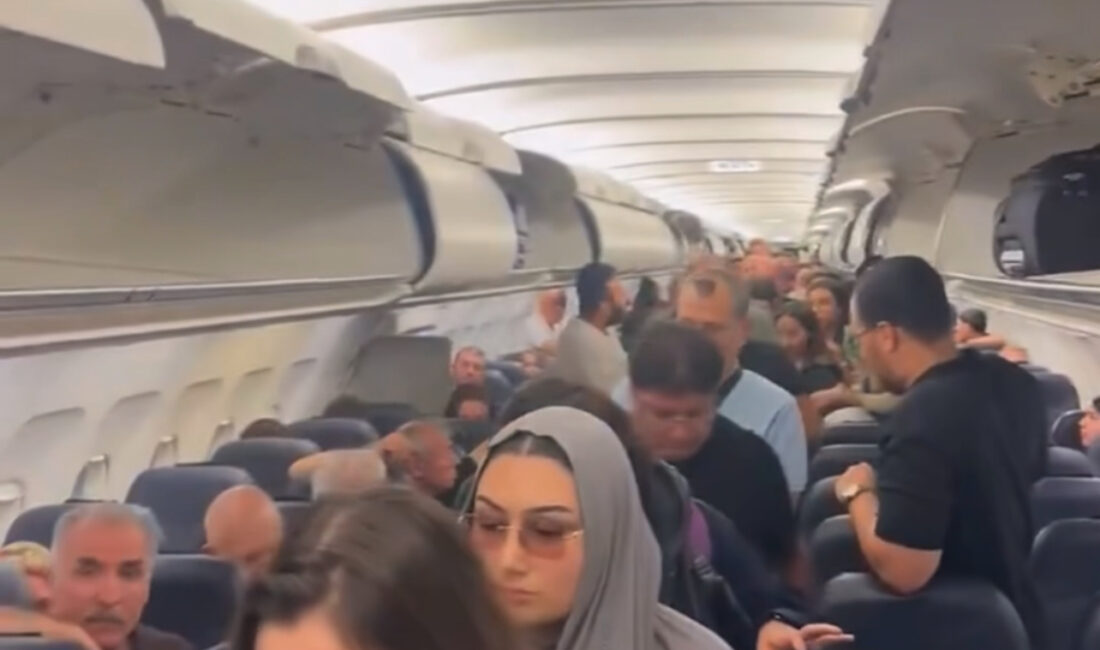 Ajet’in uçağı Brüksel’de arızalanınca uçuş iptal oldu.Yolcular saatlerdir uçağın içinde