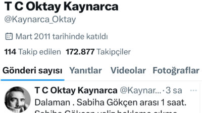 Ünlü oyuncu Oktay Kaynarca, sosyal medya hesabından, “Dalaman Sabiha Gökçen