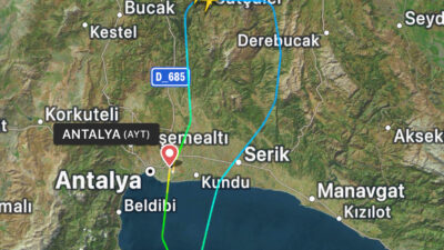 SunExpress uçağı arıza nedeniyle geri döndü
