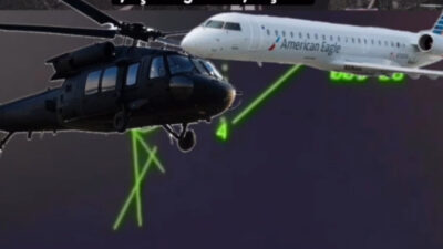 ABD’de 67 kişinin hayatını kaybettiği yolcu uçağı ile helikopter çarpışmasından