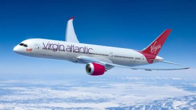 Virgin Atlantic’in bugün Delhi’den Londra’ya giden Boeing 787-9 Dreamliner tipi