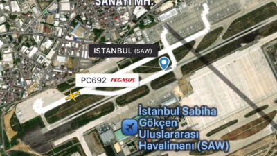 Pegasus’un İstanbul Riyad seferini yapacak uçağı arıza nedeniyle park yerine