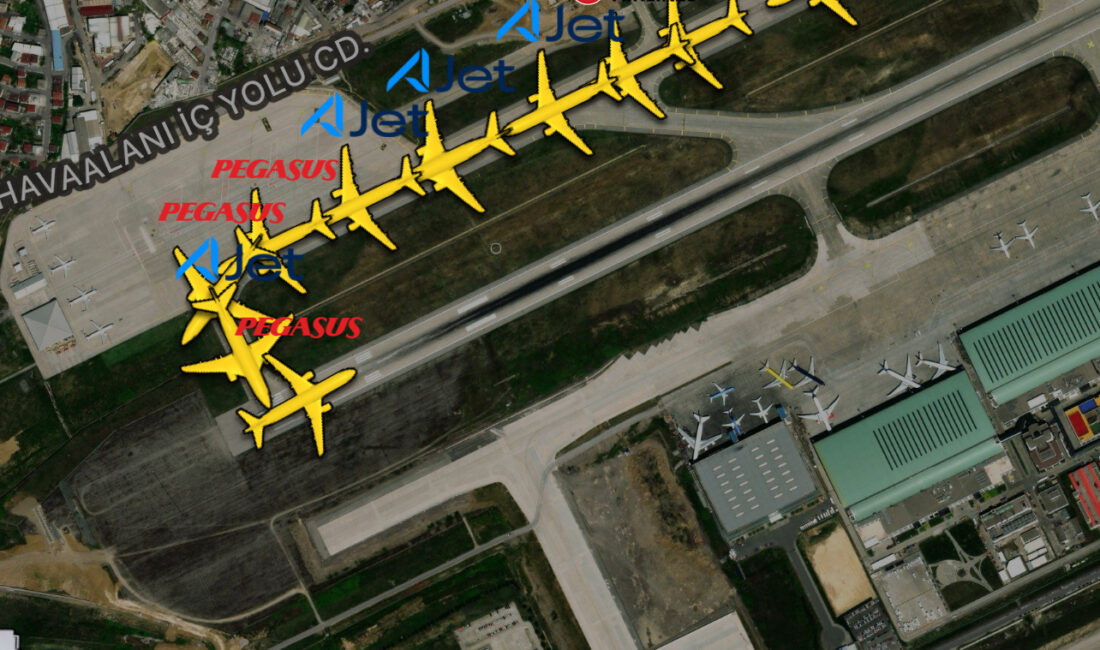 İstanbul Sabiha Gökçen Havalimanı’ndaki iki pistten birinin elektrik çalışması nedeniyle