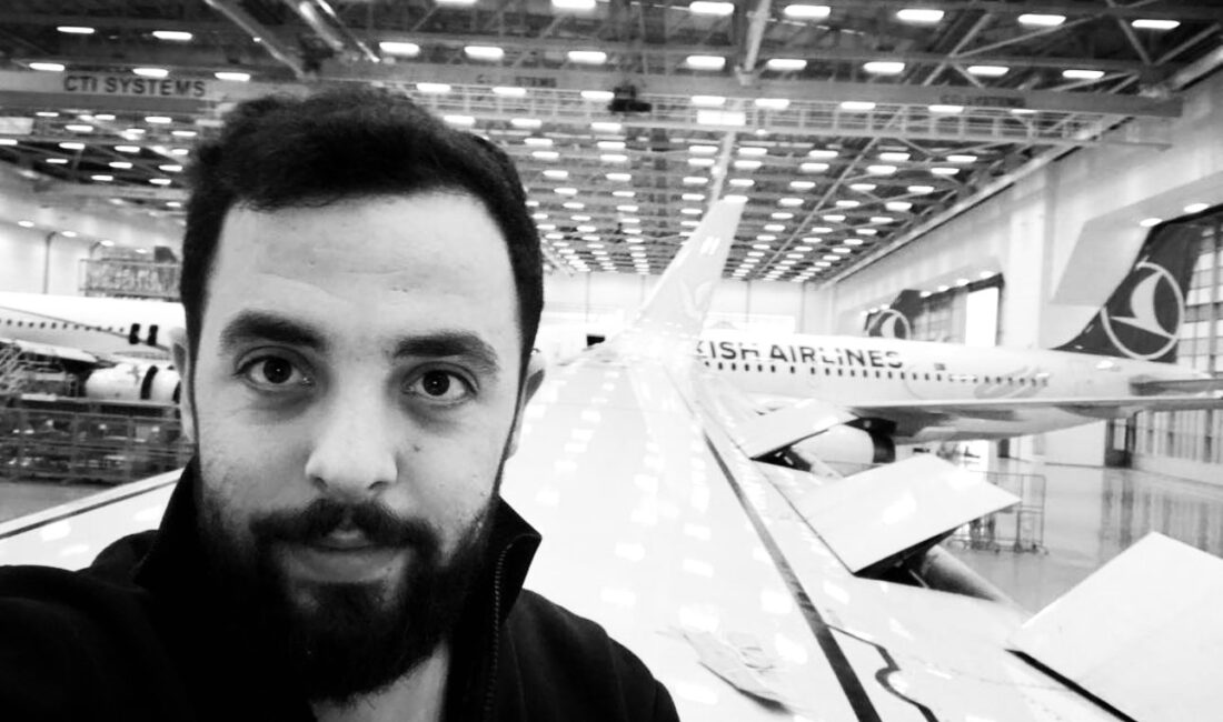 İstanbul Sabiha Gökçen Havalimanı’nda THY Teknik A.Ş.’de çalışan teknisyen Yusuf