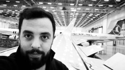 İstanbul Sabiha Gökçen Havalimanı’nda THY Teknik A.Ş.’de çalışan teknisyen Yusuf