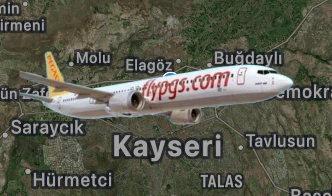 Pegasus’un bugün İstanbul Sabiha Gökçen Havalimanı’ndan saat 06:07’de Kayseri’ye gitmek