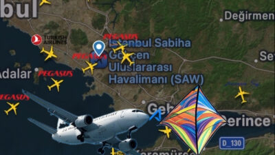 İstanbul Sabiha Gökçen’e iniş yapan pilotlar, 700 feet’lerde(213 metre) gördükleri