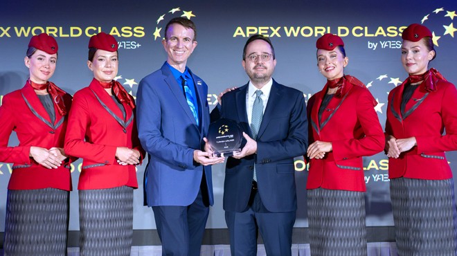 THY, 5’inci kez APEX World Class ödülü aldı Türk Hava Yolları, APEX (Hava Yolu Yolcu Deneyimi Derneği) tarafından