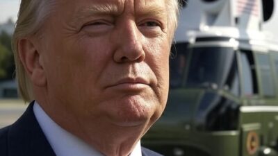 ABD'de bir kişi, Beyaz Saray yakınında Başkan Donald Trump'ın içinde