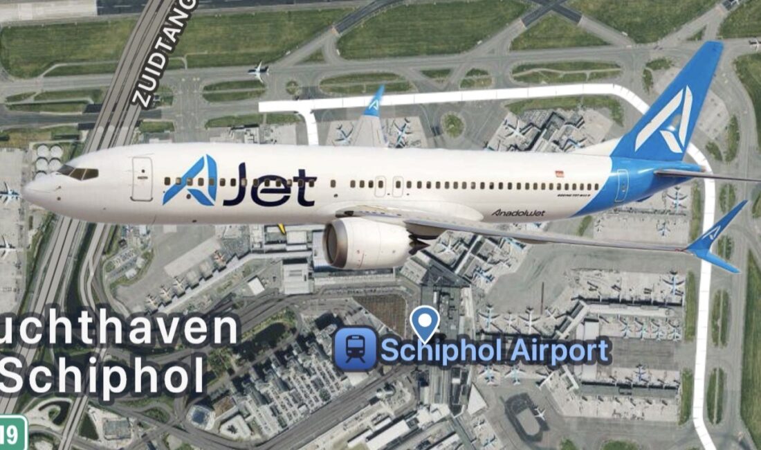 Dün VF502 sefer sayılı Amsterdam Ankara uçuşu iptal oldu