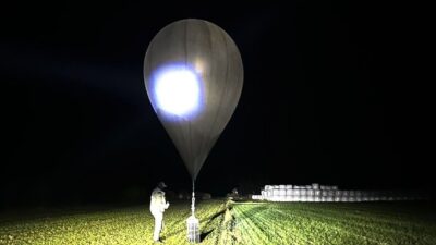 Belarus'tan Litvanya'ya yapılan balonla s.gara kaçakçılığı, Vilnius Havalimanında operasyonları alt