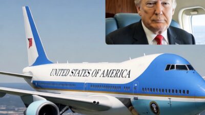 ABD Başkanı Donald Trump, Air Force One’da İsrail’e giderken gazetecilere