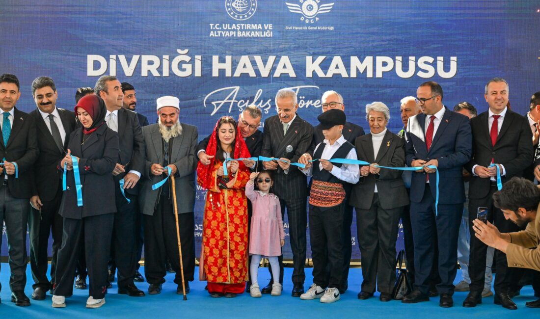Türkiye’nin 14. Hava Kampüsü Sivas-Divriği’de açıldı Ulaştırma ve Altyapı Bakanı Abdulkadir Uraloğlu, Türk havacılığın öncüsü Nuri