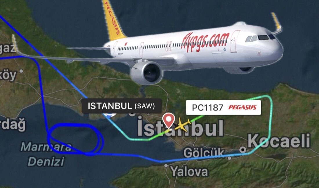 Pegasus uçağı arıza nedeniyle Belgrad üzerinden geri döndü Pegasus’un Edinburgh’a giden uçağı Belgrad üzerinden teknik arıza sonucu İstanbul’a