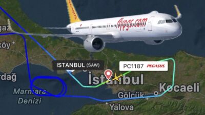 Pegasus’un Edinburgh’a giden uçağı Belgrad üzerinden teknik arıza sonucu İstanbul’a