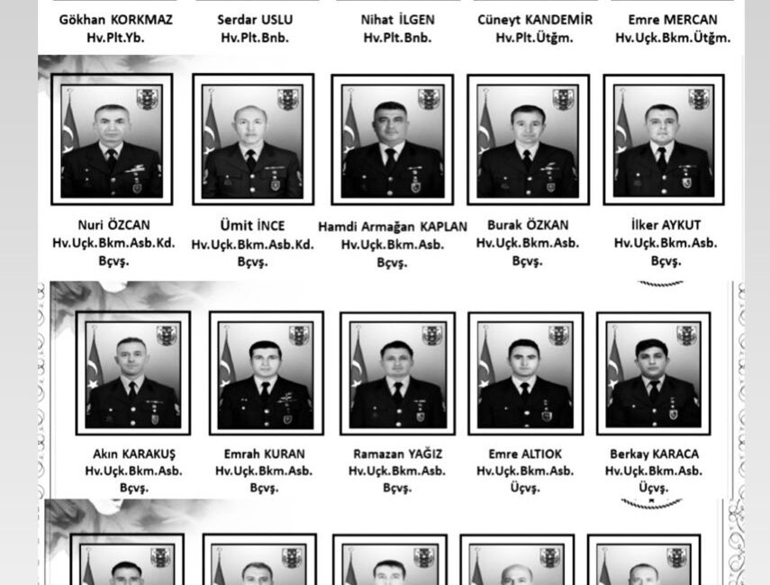 Gürcistan Azerbaycan sınırında düşen C-130 tipi kargo uçağında şehit olan