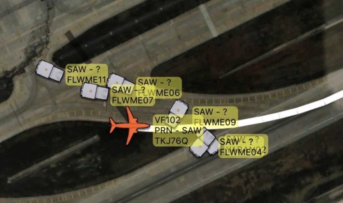 AJet hâlâ sessiz: Sabiha Gökçen’deki taksi yolundan dün çıkan uçakla