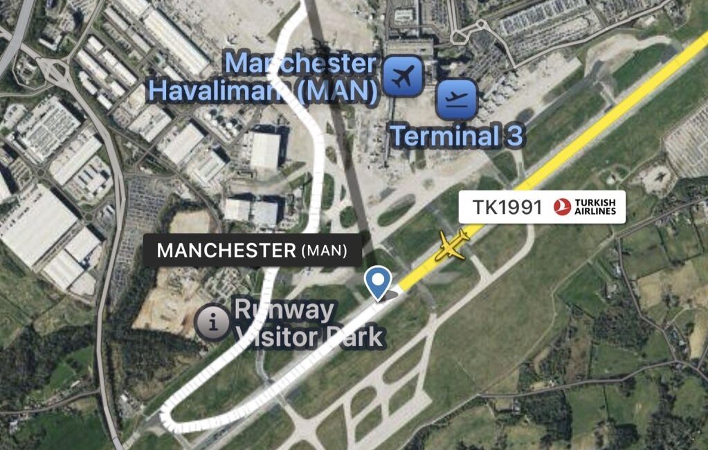 THY’nin TC-LPY’si Manchester’da kaldı: Sert iniş sonrası uçak bekletiliyor
